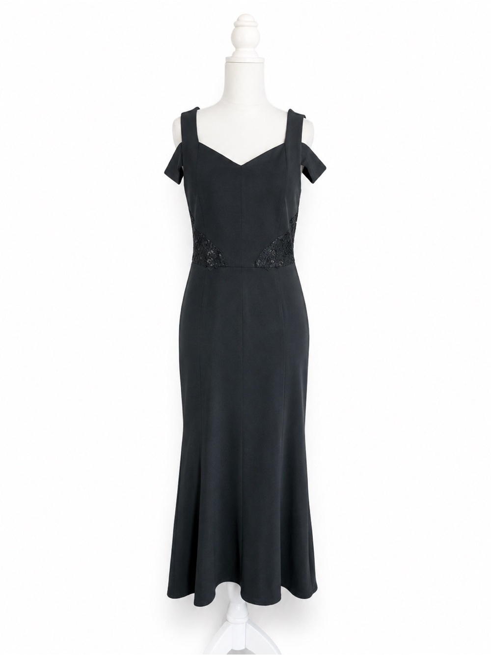 Alexa B Nite Women’s Black Mermaid Style Dress Size 14W NWT